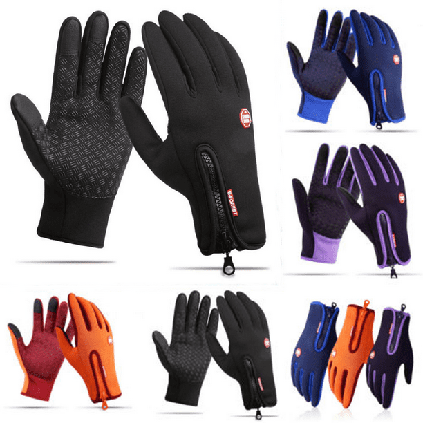 Winter Warm Windproof Waterproof Anti-slip Thermal Touch Screen Bike Ski Gloves